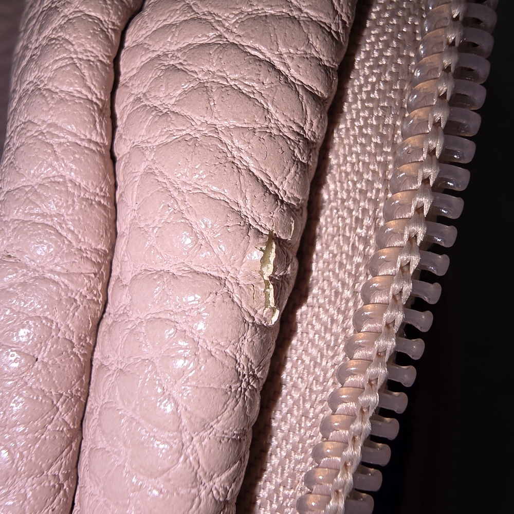 Steve Madden Blush Pink Leather Shoulder Tote - Picture 12 of 15